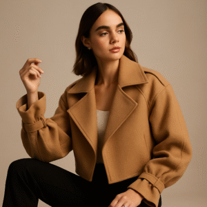 Chaqueta en paño