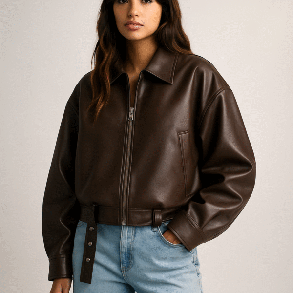 Chaqueta Oversize Cuerina